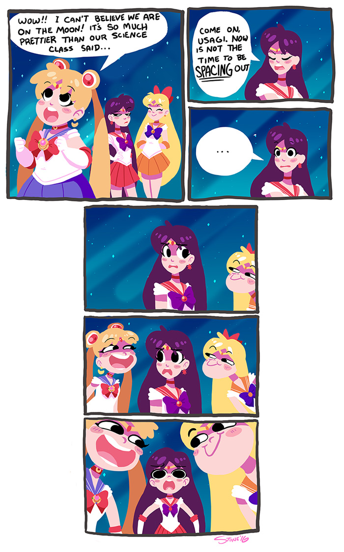 Sailor Moon Space Puns