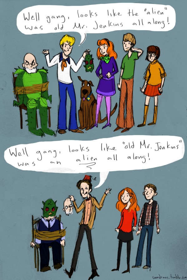 Scooby-Doo vs. Doctor Who Comic