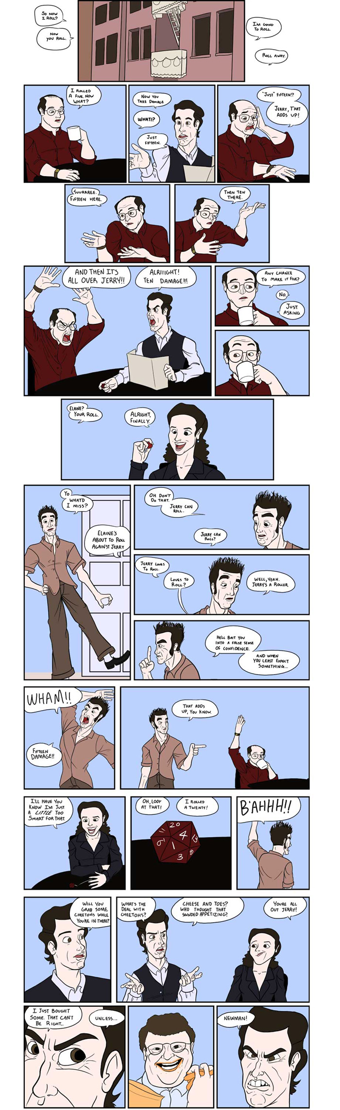 Seinfeld D&D Comic - Roleplay About Nothing