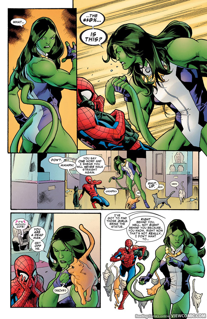 she hulk and spiderman
