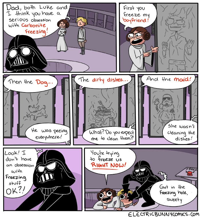 Star Wars Darth Vader Comic - Freeze Wars