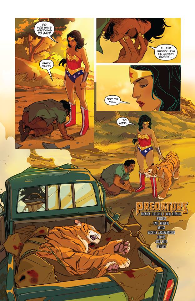 Wonder Woman Tiger Comic