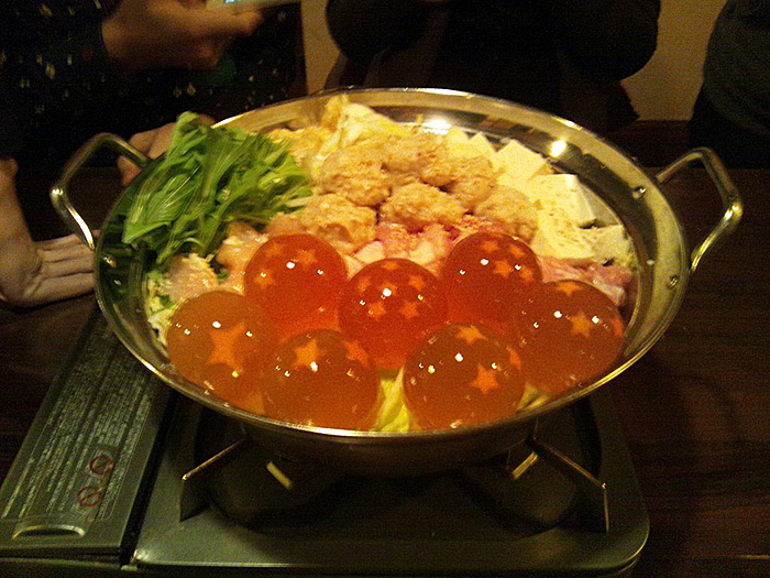 Dragon Balls Served at Japanese Restaurant