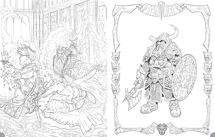 Dungeons And Dragons Coloring Book