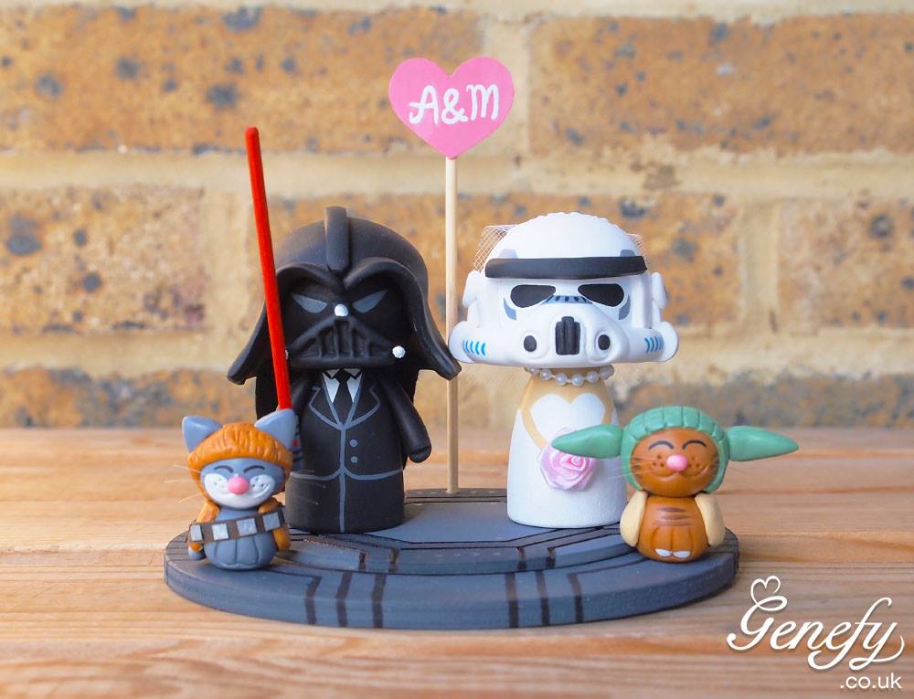 Geeky Wedding Cake Toppers