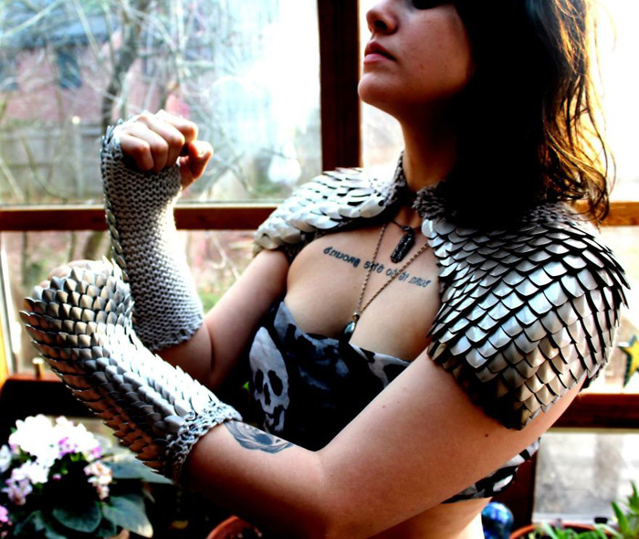 Handmade Knitted Scalemail