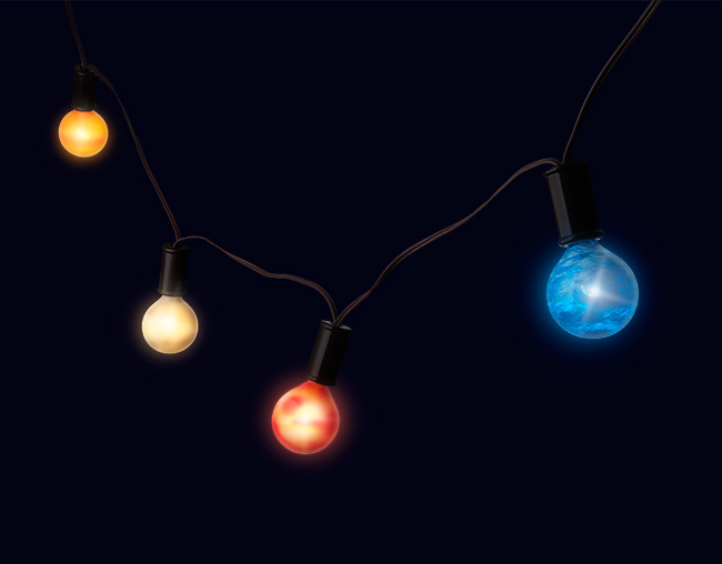 Planetary String Lights
