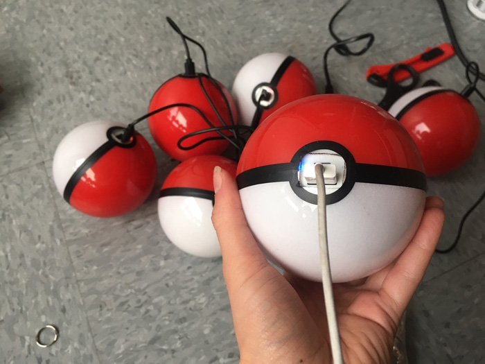 Pokeball Battery Pack Phone Charge