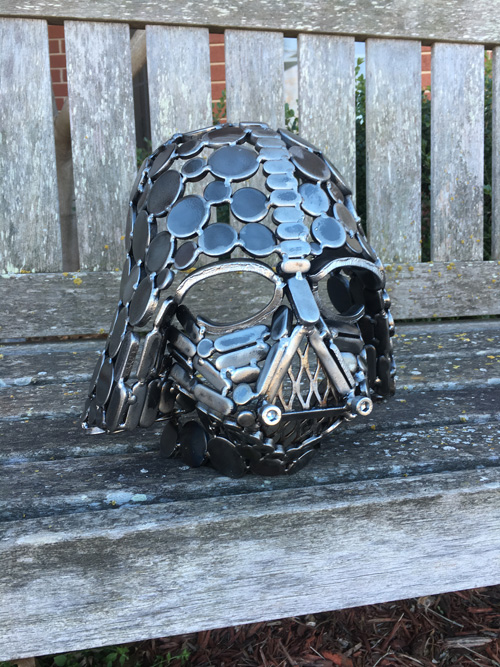 Star Wars Helmet Metal Sculptures