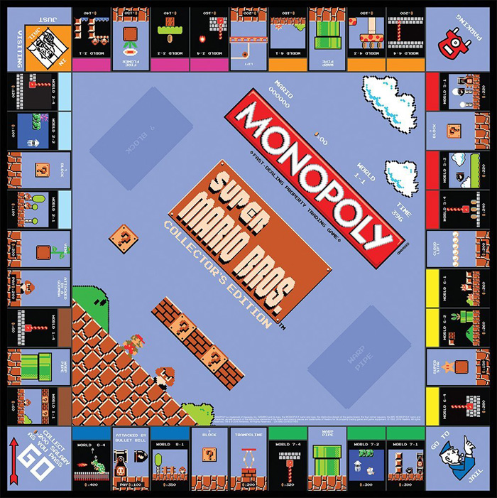 Monopoly: Super Mario Bros Collectors Edition Board Game