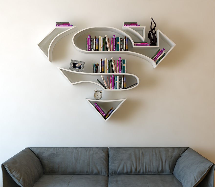 Superhero Bookshelf Designs