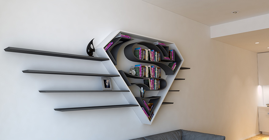 Superhero Bookshelf Designs