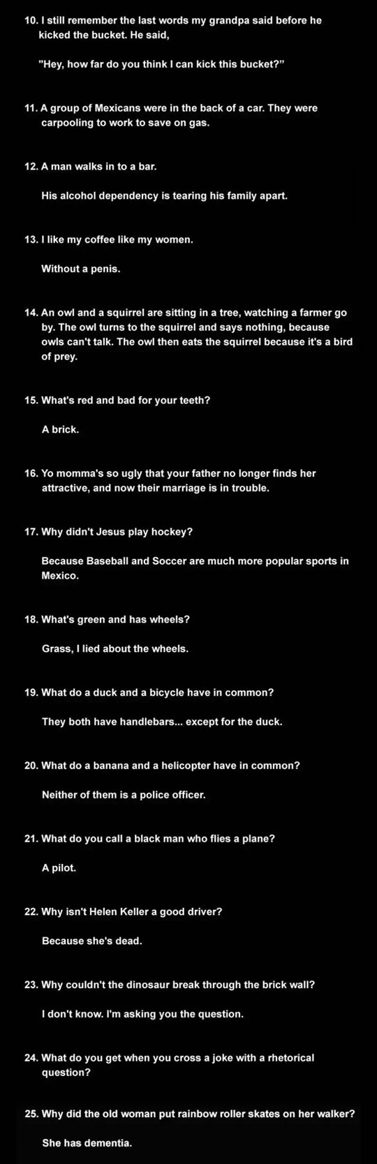 25 of the Best Anti-Jokes Ever