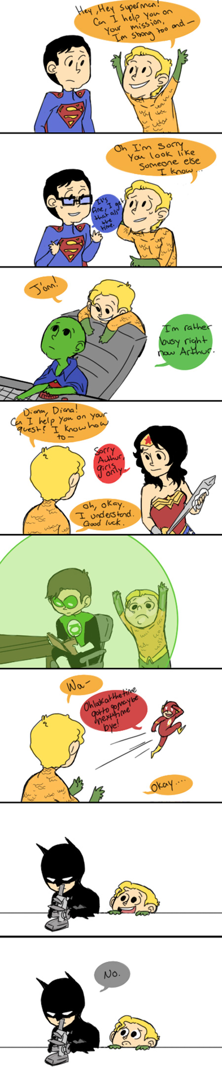 Poor Aquaman Comic