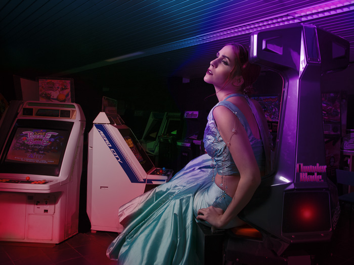 Video Arcade Fashion Photoshoot