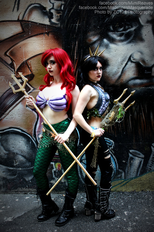 Warrior Ariel & Vanessa Cosplay