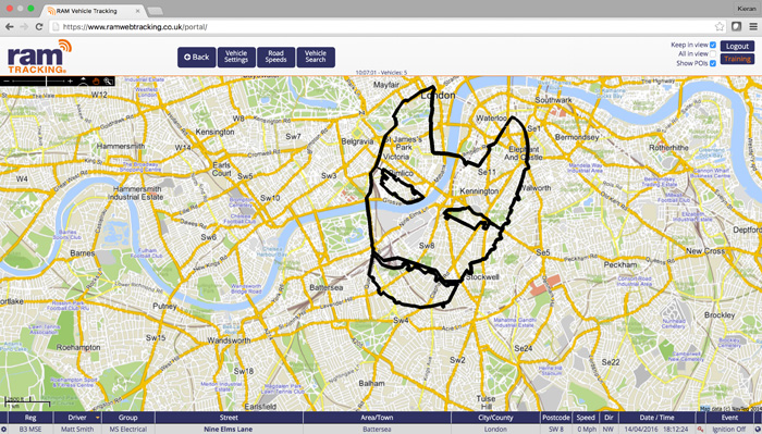 Superhero-Inspired GPS Street Art Discovered on Vehicle Tracking Software