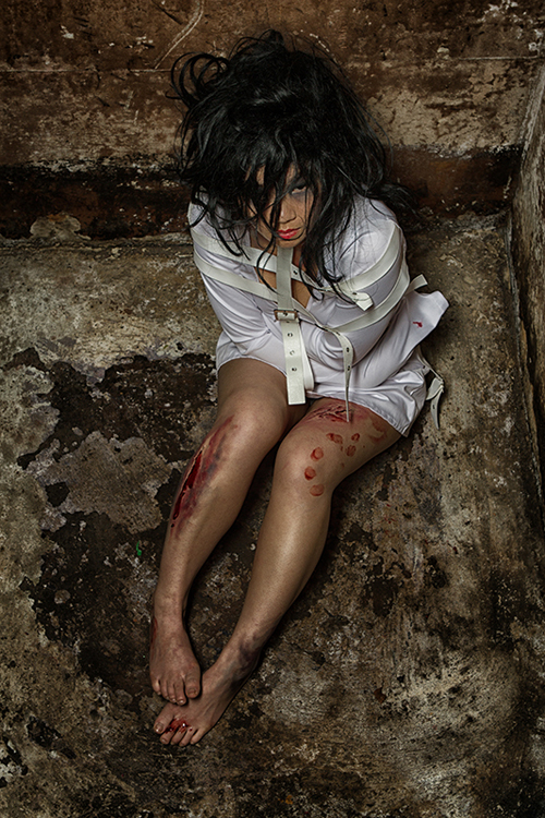 Bloody Asylum Horror Photoshoot