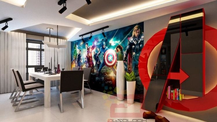 Epic Avengers Themed House