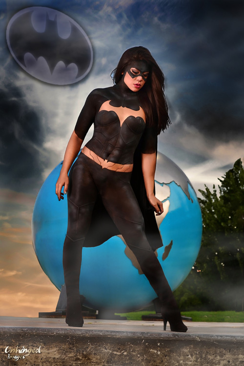 Batgirl Body Paint