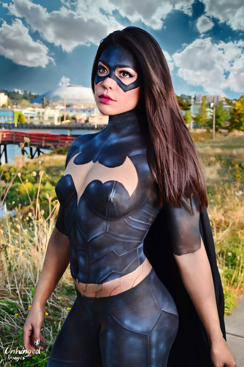 Batgirl Body Paint