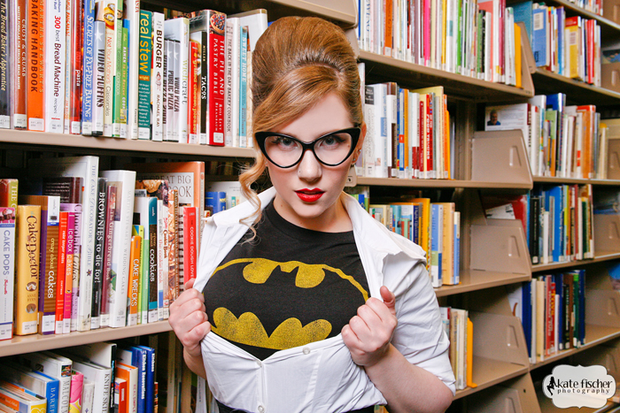 Batgirl Librarian Shoot