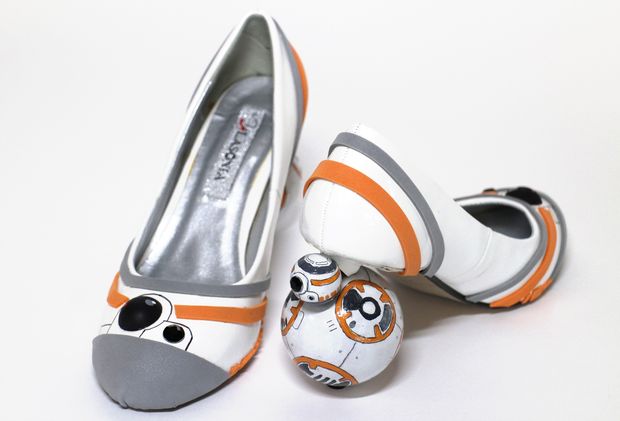 Spinning BB-8 Star Wars Heels