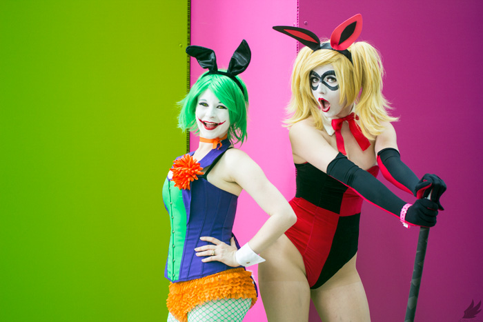 Bunny Joker & Harley Quinn Coslpay