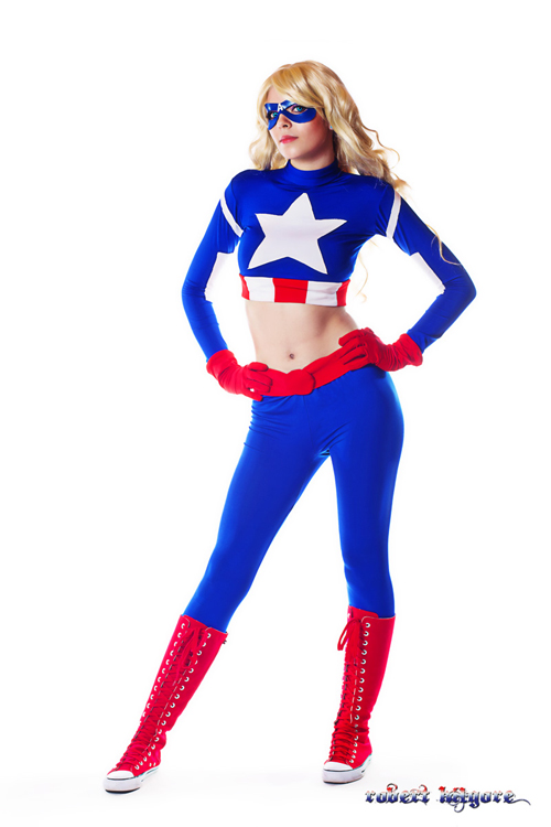 Female Captain America Cosplay