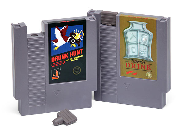 Nintendo Cartridge Flasks