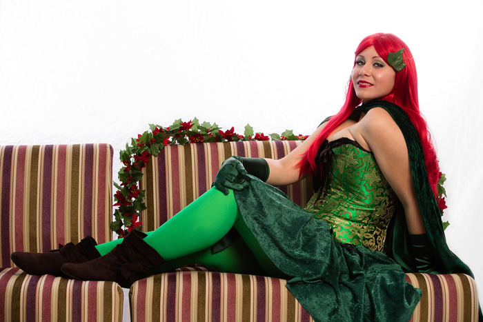Holiday Harley Quinn & Poison Ivy Cosplay