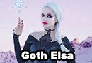 Goth Elsa Cosplay