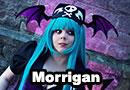 Morrigan Nurse from Darkstalkers Cosplay