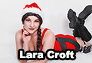 Christmas Lara Croft Cosplay