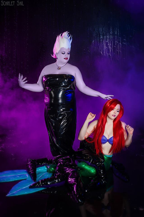 Ariel & Ursula from The Little Mermaid Cosplay