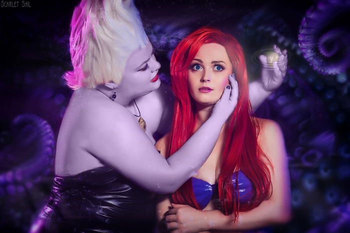 Ariel & Ursula from The Little Mermaid Cosplay