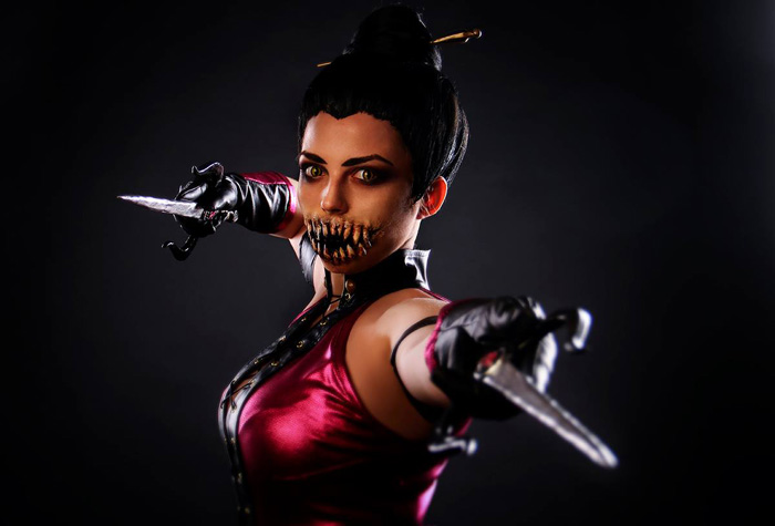 Mileena from Mortal Kombat Cosplay