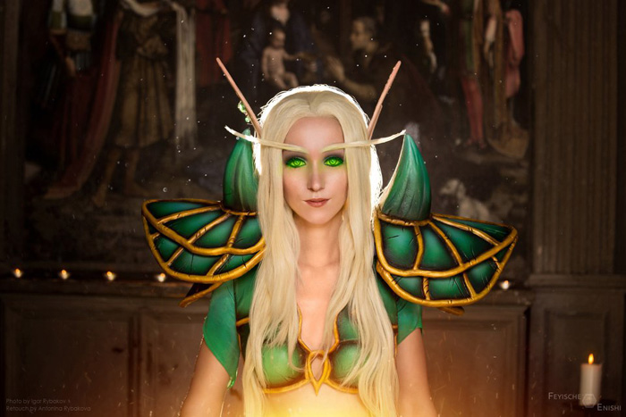Blood Elf Paladin from World of Warcraft Cosplay