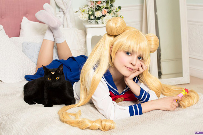 Sailor Moon & Luna Cosplay