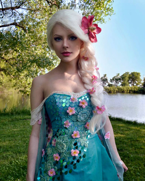 Spring Elsa Cosplay