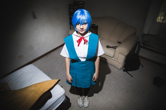 Rei Ayanami from Evangelion Cosplay