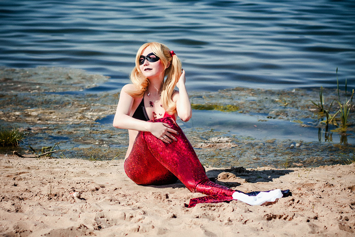 Mermaid Harley Quinn Cosplay