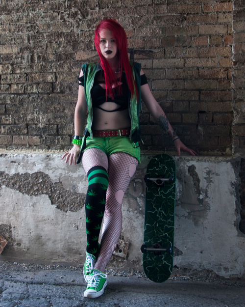 Punk Poison Ivy Cosplay