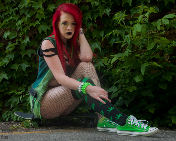Punk Poison Ivy Cosplay