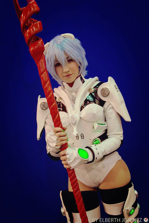 Rei Ayanami from Evangelion Cosplay
