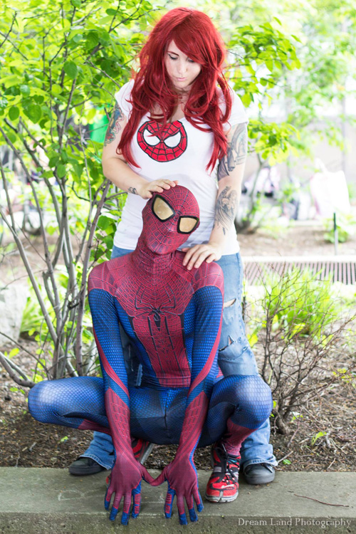 Mary Jane And Spider Man Cosplay