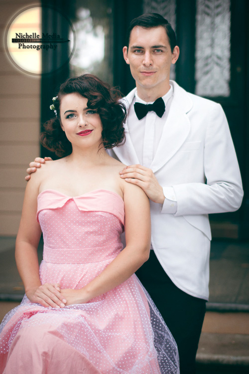 Lorraine Baines & George McFly from Back to the Future Cosplay