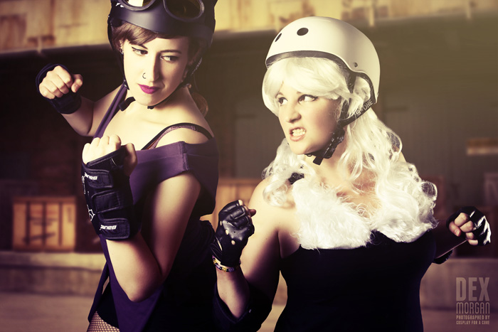 Roller Derby Catwoman & Black Cat Cosplay