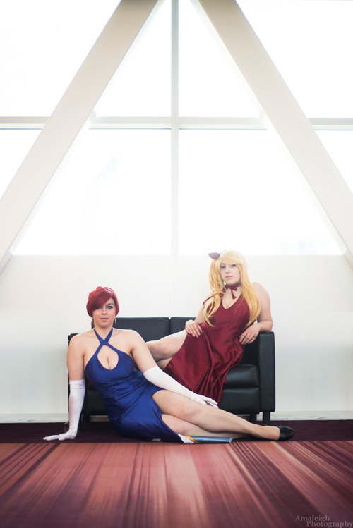 Erza and Lucy from Fairy Tail Cosplay