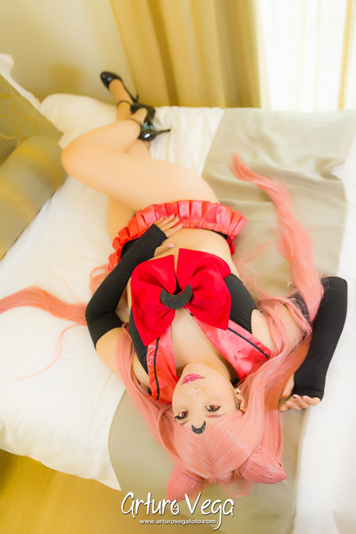 Black Lady from Sailor Moon Lingerie Photoshoot